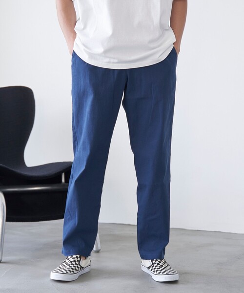 coen（コーエン）の「【カラバリ豊富な５色展開】楽シェフパンツ　ーストレッチー（その他パンツ・メンズ・ネイビー/オリーブ/ホワイト/ダークグレー/ブラック・M/XL/L/S）」の22枚目の写真