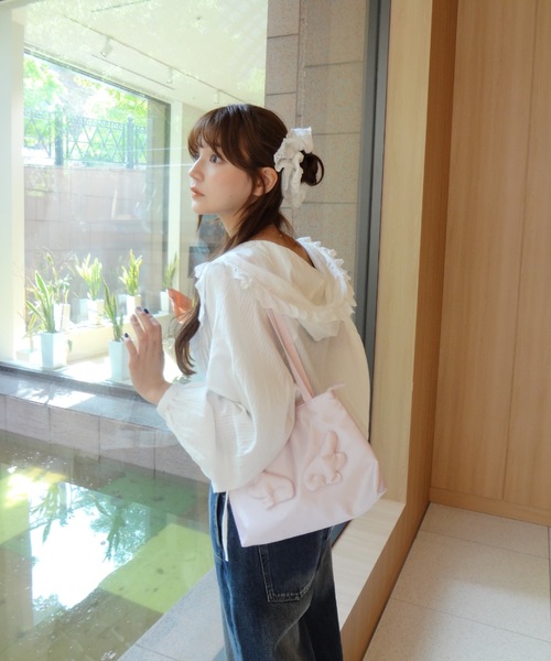 idem(イデム)の「lace hoodie blouse / フード付きレースブラウス(シャツ/ブラウス・レディース・アイボリー・FREE)」の11枚目の写真