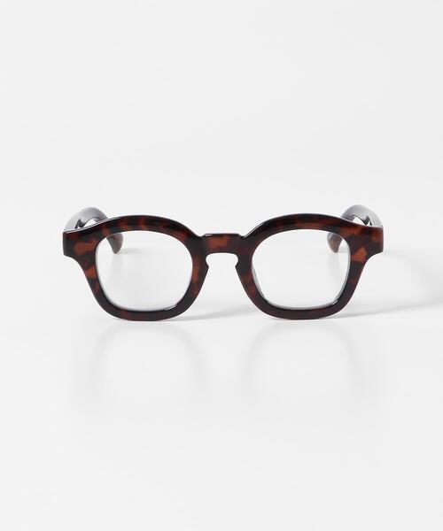 SENSE OF PLACE by URBAN RESEARCH(センスオブプレイスバイアーバンリサーチ)の「ウェリントンクリアメガネ(メガネ・メンズ・グリーン/ブラウン/ブラック・ONE)」の6枚目の写真