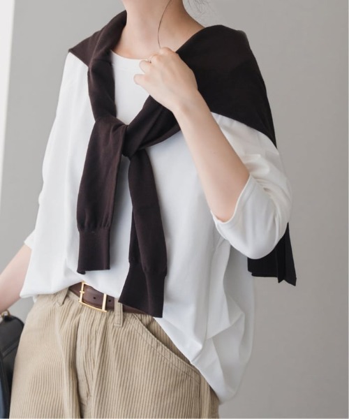 spick and span タグ付きボートネックバックタックプルオーバー 追加2》ボートネックバックタックプルオーバー（Tシャツ