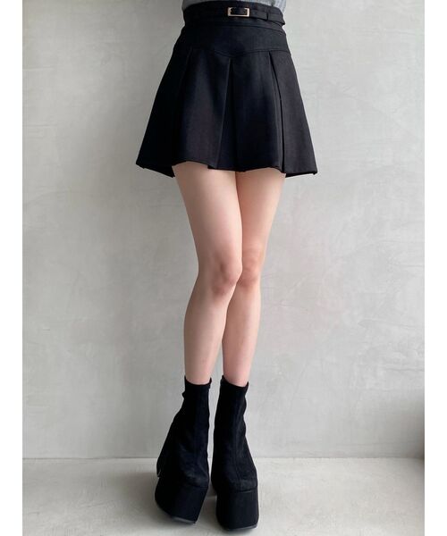 RESEXXY（リゼクシー）の「厚底スエードショートブーツ（ブーツ・レディース・ブラック・LARGE/MEDIUM/SMALL）」の4枚目の写真