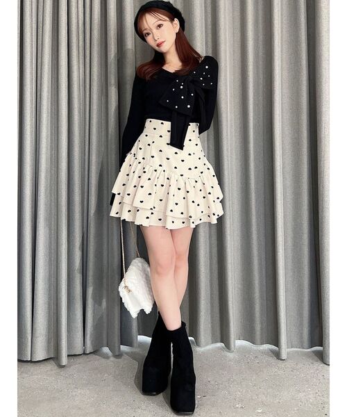 RESEXXY（リゼクシー）の「厚底スエードショートブーツ（ブーツ・レディース・ブラック・LARGE/MEDIUM/SMALL）」の18枚目の写真