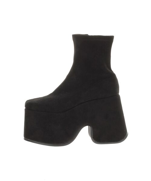 厚底スエードショートブーツ（ブーツ）｜RESEXXY（リゼクシー）の
