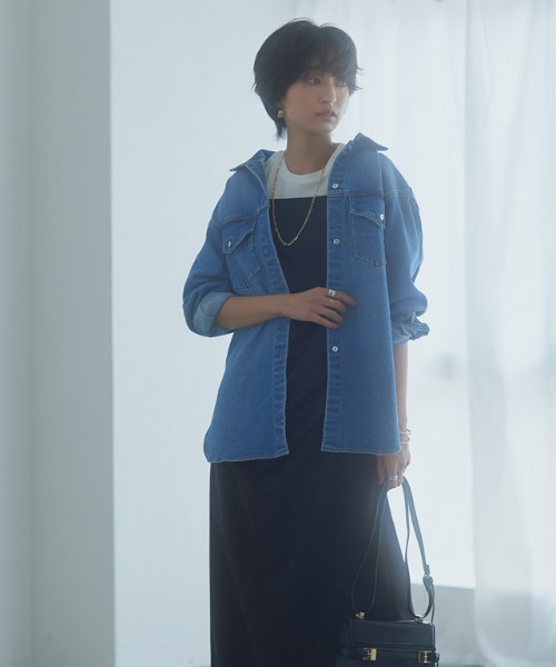 RASW（ラス）の「［RASW］ドレープタックキャミワンピース（ワンピース・レディース・ブラック・L/M/PM）」の6枚目の写真
