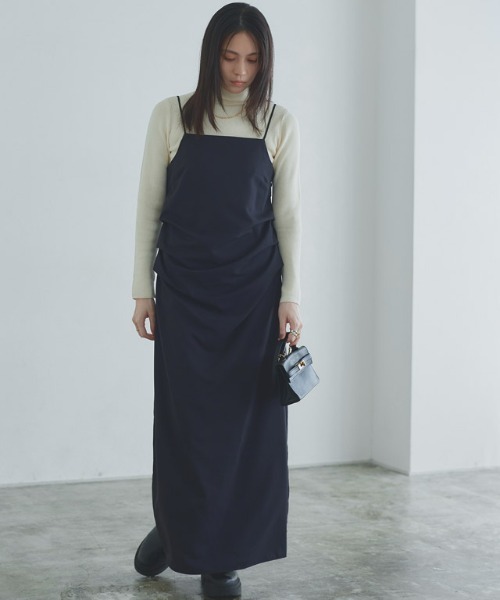 RASW（ラス）の「［RASW］ドレープタックキャミワンピース（ワンピース・レディース・ブラック・L/M/PM）」の18枚目の写真