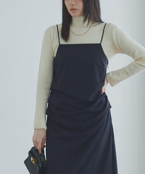 RASW（ラス）の「［RASW］ドレープタックキャミワンピース（ワンピース・レディース・ブラック・L/M/PM）」の19枚目の写真