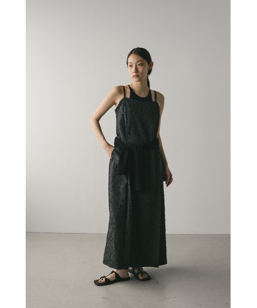 STYLEMIXER(スタイルミキサー)の「シアージャガードキャミワンピース(ワンピース・レディース・アイボリー/グレー・SMALL/MEDIUM)」の6枚目の写真
