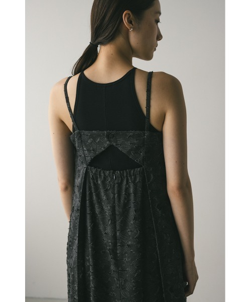 STYLEMIXER(スタイルミキサー)の「シアージャガードキャミワンピース(ワンピース・レディース・アイボリー/グレー・SMALL/MEDIUM)」の11枚目の写真