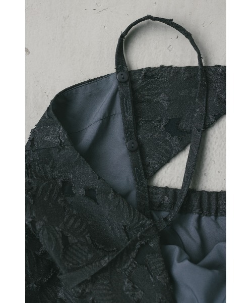 STYLEMIXER(スタイルミキサー)の「シアージャガードキャミワンピース(ワンピース・レディース・アイボリー/グレー・SMALL/MEDIUM)」の19枚目の写真