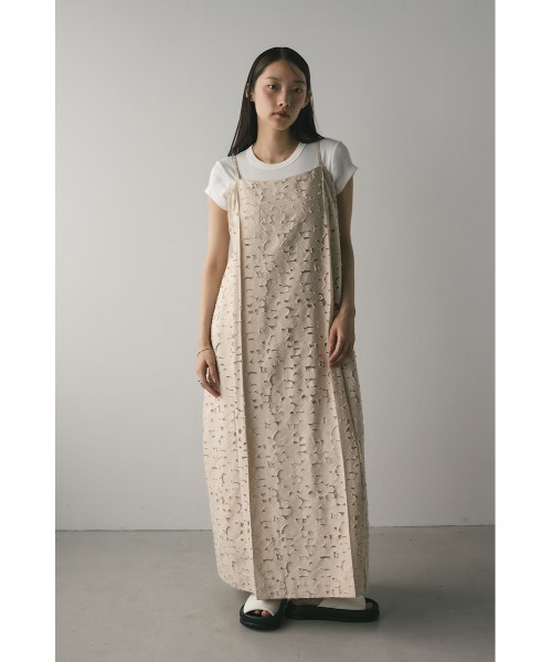 STYLEMIXER(スタイルミキサー)の「シアージャガードキャミワンピース(ワンピース・レディース・アイボリー/グレー・SMALL/MEDIUM)」の18枚目の写真