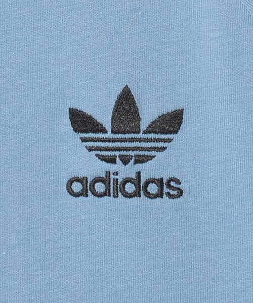 adidas Originals（アディダスオリジナルス）の「＜adidas Originals＞アディカラー スリーストライプ Tシャツ / キッズ  130cm-160cm（Tシャツ/カットソー・キッズ・ブラック/ライトブルー/オフホワイト・130cm/160cm/140cm/150cm）」の7枚目の写真