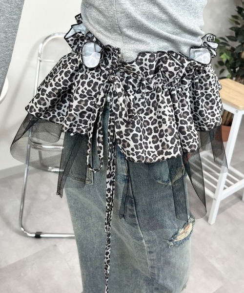 mul.（ムル）の「SK　レイヤード巻きスカート（スカート・レディース・グレー/アイボリー/ブラック/ホワイト/ブラウン/ネイビー・FREE）」の15枚目の写真