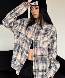 2柄展開チェックシャツ｜ゆるシルエットで抜け感たっぷり◎