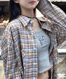2柄展開チェックシャツ|ゆるシルエットで抜け感たっぷり◎