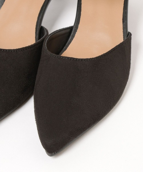 mysty woman(ミスティウーマン)の「スエードラインミュール 598043(パンプス・レディース・ベージュ/ブラック・LARGE/MEDIUM)」の18枚目の写真