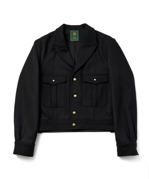 ショートリブミリタリーアイクジャケット（テーラードジャケット