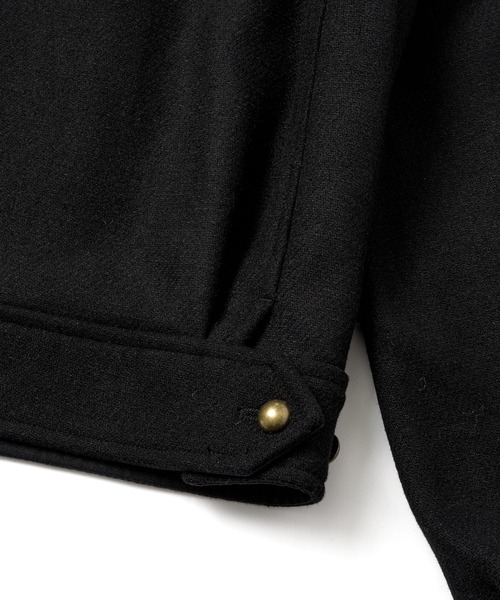 Noen（ノエン）の「ショートリブミリタリーアイクジャケット（テーラードジャケット・メンズ・ブラック/カーキ・LARGE/MEDIUM）」の9枚目の写真