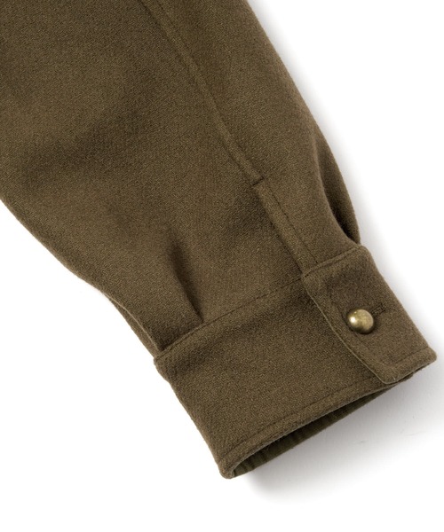 Noen（ノエン）の「ショートリブミリタリーアイクジャケット（テーラードジャケット・メンズ・ブラック/カーキ・LARGE/MEDIUM）」の18枚目の写真