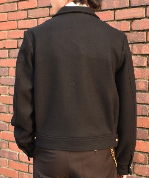 ショートリブミリタリーアイクジャケット（テーラードジャケット