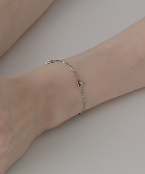 muku(ムク)の「BRACELET/HEART(ブレスレット・レディース・シルバー/ゴールド・FREE)」の6枚目の写真