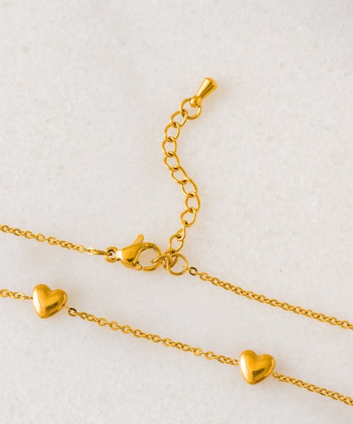 muku(ムク)の「BRACELET/HEART(ブレスレット・レディース・シルバー/ゴールド・FREE)」の3枚目の写真