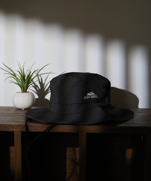 KRIFF MAYER（クリフメイヤー）の「KRIFF MAYER 撥水加工 吸汗速乾 アドベンチャーハット 帽子 男女兼用（ハット・メンズ・ベージュ/ネイビー/チャコール/ブラック・FREE）」の3枚目の写真