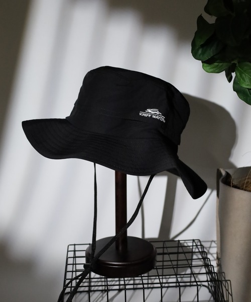 KRIFF MAYER（クリフメイヤー）の「KRIFF MAYER 撥水加工 吸汗速乾 アドベンチャーハット 帽子 男女兼用（ハット・メンズ・ベージュ/ネイビー/チャコール/ブラック・FREE）」の2枚目の写真