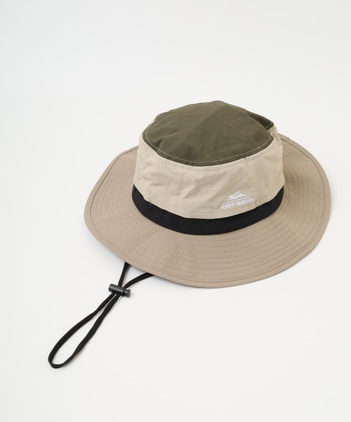 KRIFF MAYER（クリフメイヤー）の「KRIFF MAYER 撥水加工 吸汗速乾 アドベンチャーハット 帽子 男女兼用（ハット・メンズ・ベージュ/ネイビー/チャコール/ブラック・FREE）」の7枚目の写真