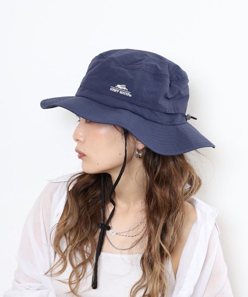 KRIFF MAYER（クリフメイヤー）の「KRIFF MAYER 撥水加工 吸汗速乾 アドベンチャーハット 帽子 男女兼用（ハット・メンズ・ベージュ/ネイビー/チャコール/ブラック・FREE）」の22枚目の写真