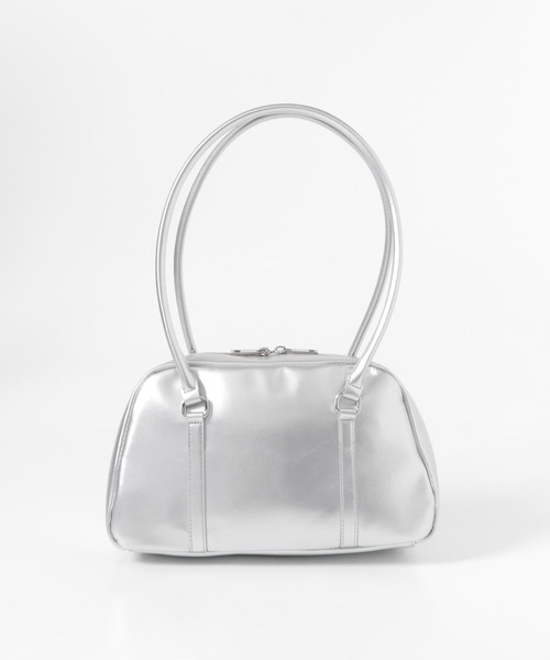 SENSE OF PLACE by URBAN RESEARCH(センスオブプレイスバイアーバンリサーチ)の「ロングハンドルボストンバッグ(ボストンバッグ・メンズ・チャコールグレー/ブラック/シルバー・ONE)」の11枚目の写真