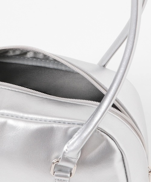 SENSE OF PLACE by URBAN RESEARCH(センスオブプレイスバイアーバンリサーチ)の「ロングハンドルボストンバッグ(ボストンバッグ・メンズ・チャコールグレー/ブラック/シルバー・ONE)」の17枚目の写真