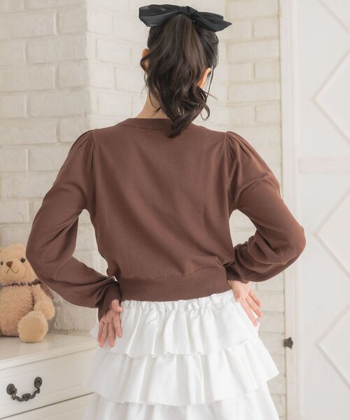 ems excite（エムズエキサイト）の「ネコジャガードNTPO（ニット/セーター・レディース・ダークグレー/ブラウン/ピンク・FREE）」の14枚目の写真