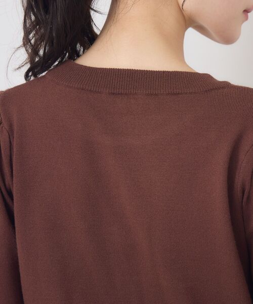 ems excite（エムズエキサイト）の「ネコジャガードNTPO（ニット/セーター・レディース・ダークグレー/ブラウン/ピンク・FREE）」の4枚目の写真