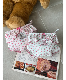 MORE self LOVE（モアセルフラブ）の「【MORE BEAR】flower bear PANTIES POUCH（ポーチ）」