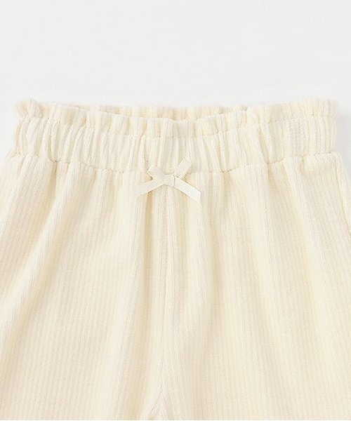 Lycee mine（リセマイン）の「やみつきになる履き心地ニットコールパンツ（その他パンツ・キッズ・サックスブルー/アイボリー/ブラック/ベビーピンク/ラベンダー/ベージュ・120cm/150cm/110cm/130cm/100cm/140cm）」の17枚目の写真