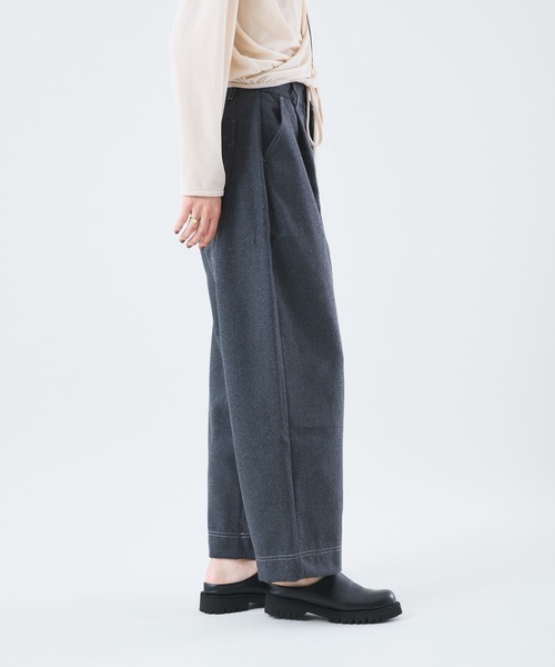 Muscat(マスカット)の「ウールタッチ ペインターパンツ(その他パンツ・レディース・ブラック/チャコールグレー/ダークブラウン・F)」の20枚目の写真