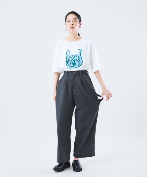 Muscat(マスカット)の「ウールタッチ ペインターパンツ(その他パンツ・レディース・ブラック/チャコールグレー/ダークブラウン・F)」の21枚目の写真