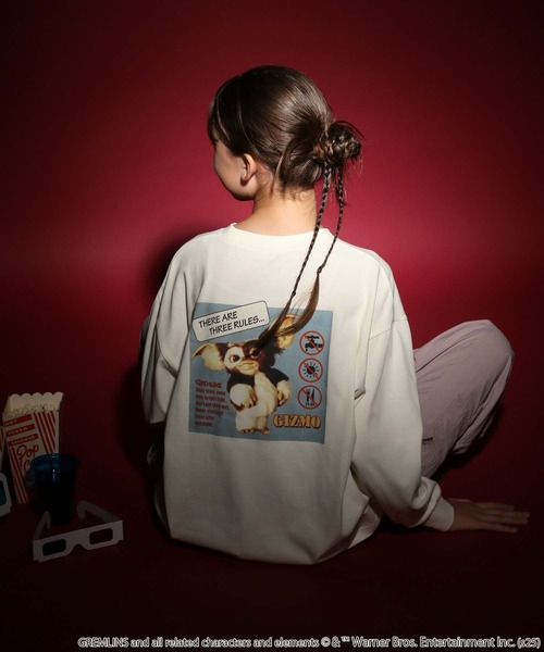 GLOBAL WORK（グローバルワーク）の「ヘビロッTEE/ムービー長袖/587895（Tシャツ/カットソー・キッズ・チャコールグレー/ライトグレー/ブラック/ホワイト系5/ホワイト系6・130cm/140cm/150cm/160cm）」の8枚目の写真