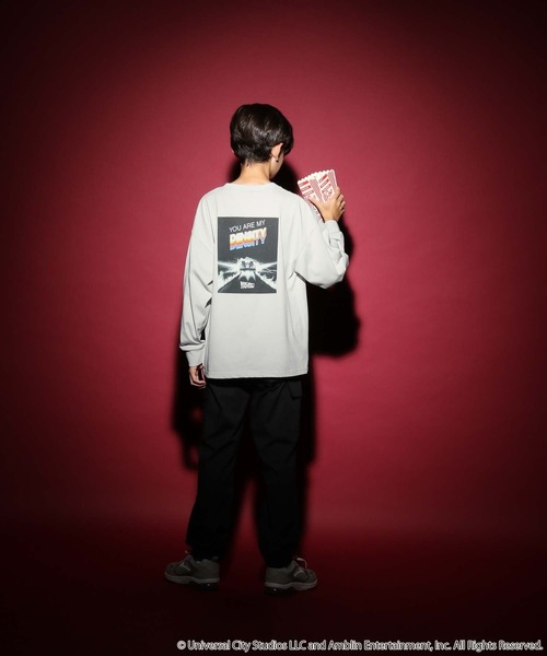 GLOBAL WORK（グローバルワーク）の「ヘビロッTEE/ムービー長袖/587895（Tシャツ/カットソー・キッズ・チャコールグレー/ライトグレー/ブラック/ホワイト系5/ホワイト系6・130cm/140cm/150cm/160cm）」の14枚目の写真