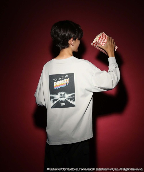 GLOBAL WORK（グローバルワーク）の「ヘビロッTEE/ムービー長袖/587895（Tシャツ/カットソー・キッズ・チャコールグレー/ライトグレー/ブラック/ホワイト系5/ホワイト系6・130cm/140cm/150cm/160cm）」の16枚目の写真