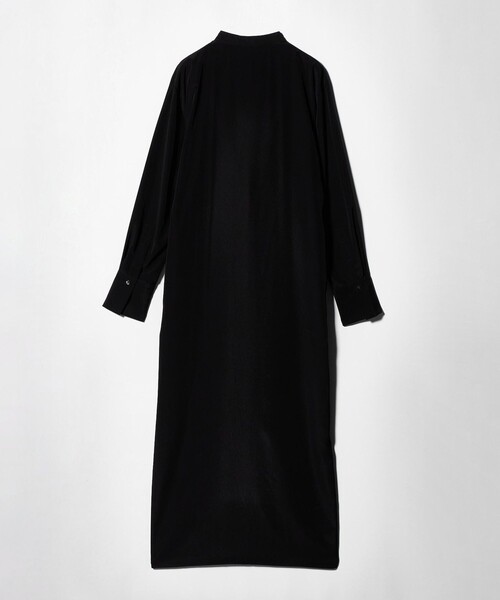 MARW UNITED ARROWS＞ドレープ バンドカラー シャツ ワンピース