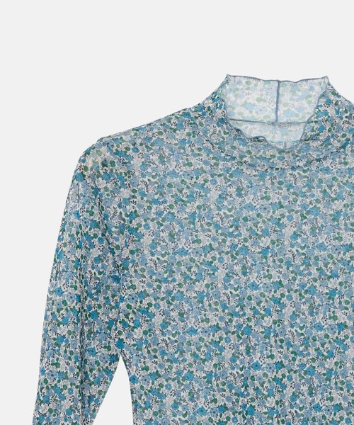 LE CIEL BLEU（ルシェルブルー）の「フローラルチュールトップ / Floral Tulle Top（Tシャツ/カットソー・レディース・ピンク/ライトブルー・36）」の3枚目の写真