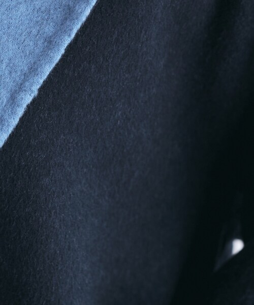 INDIVI（インディヴィ）の「【配色デザイン／ミドル丈】ウールリバー テントラインコート（その他アウター・レディース・ライトグレー系4/ネイビー系4/ベージュ系その他7・38/36/15 /13/05/40）」の16枚目の写真