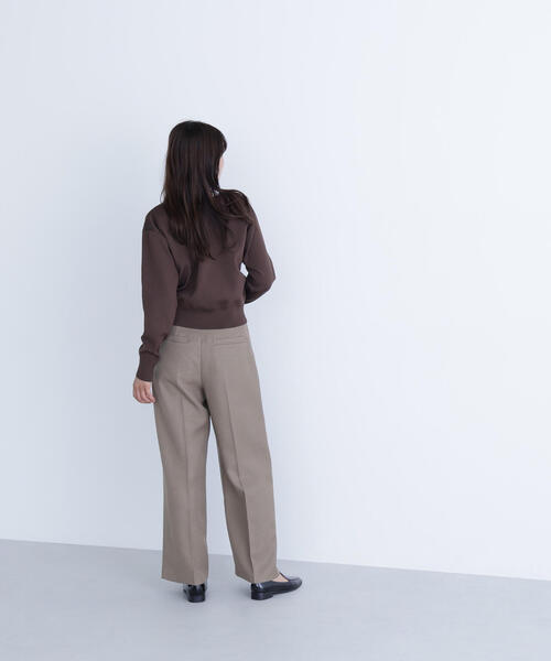 NATURAL BEAUTY BASIC(ナチュラルビューティーベーシック)の「◇レースカラーフォルムニット(ニット/セーター・レディース・グレー/ブラウン/ネイビー・FREE)」の6枚目の写真