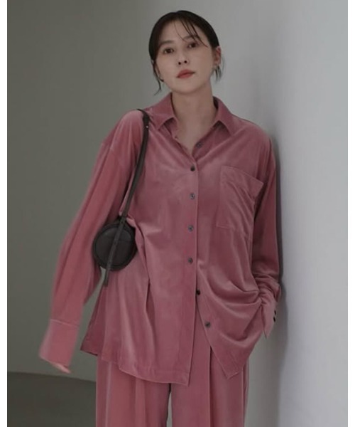 セール】VELOUR OVER SHIRTS（シャツ/ブラウス）｜MANOF（マノフ）の