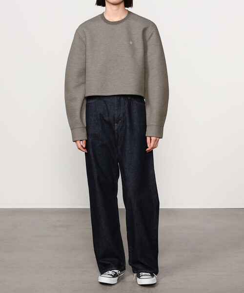 GYMPHLEX（ジムフレックス）の「Gymphlex | ダンボールニット クルーネックプルオーバー WOMEN（ニット/セーター・レディース・ベージュ系その他/オフホワイト・14）」の5枚目の写真