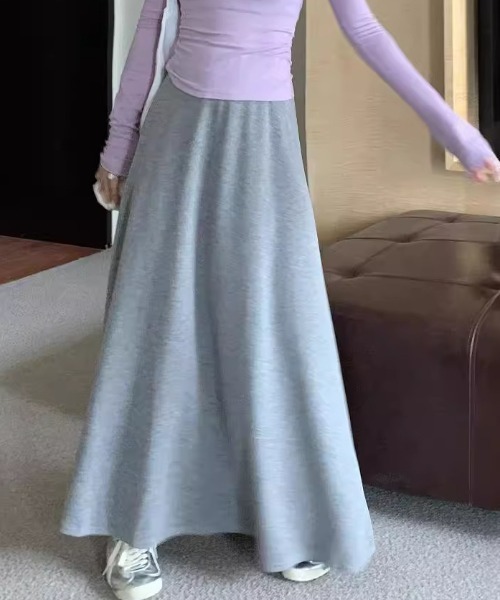 FREE STYLISTS(フリー スタイリスト)の「YUGA_YGMC A-line flared skirt(スカート・レディース・ベージュ/ブラウン/グレー/ブラック・FREE)」の10枚目の写真