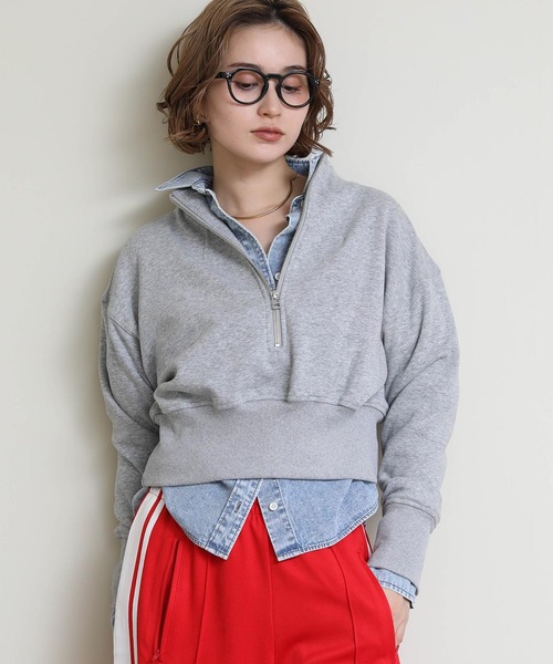 Re Fiina(フィーナ)の「ボンバーヒートHZカットソー(Tシャツ/カットソー・レディース・レッド/ブラック/グレー系・FREE)」の3枚目の写真