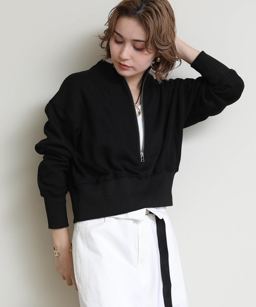 Re Fiina(フィーナ)の「ボンバーヒートHZカットソー(Tシャツ/カットソー・レディース・レッド/ブラック/グレー系・FREE)」の2枚目の写真