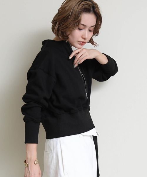 Re Fiina(フィーナ)の「ボンバーヒートHZカットソー(Tシャツ/カットソー・レディース・レッド/ブラック/グレー系・FREE)」の11枚目の写真
